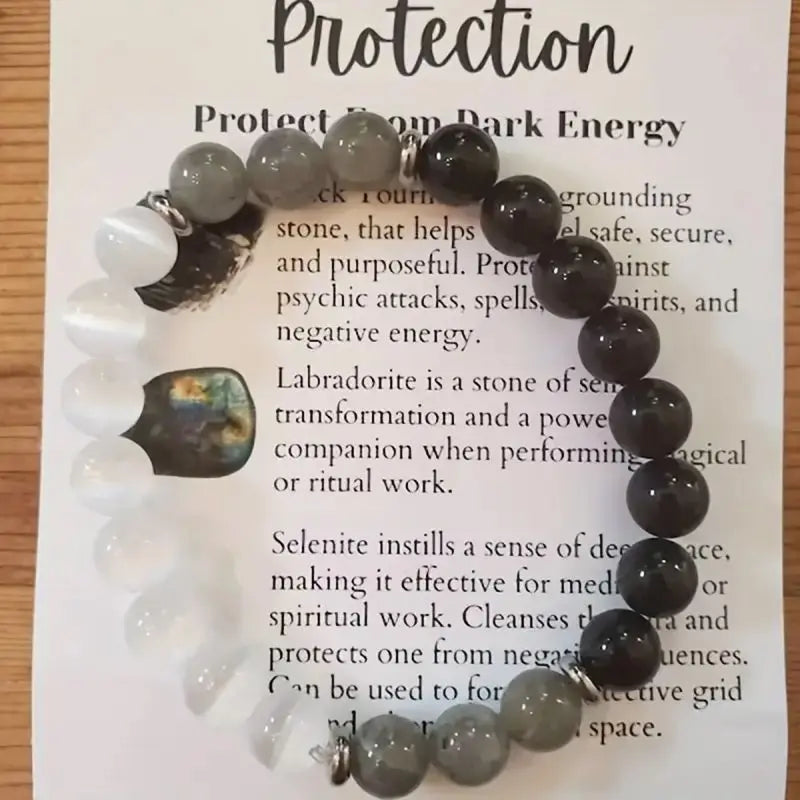 AuraGuard™ Natural Stone Bracelet