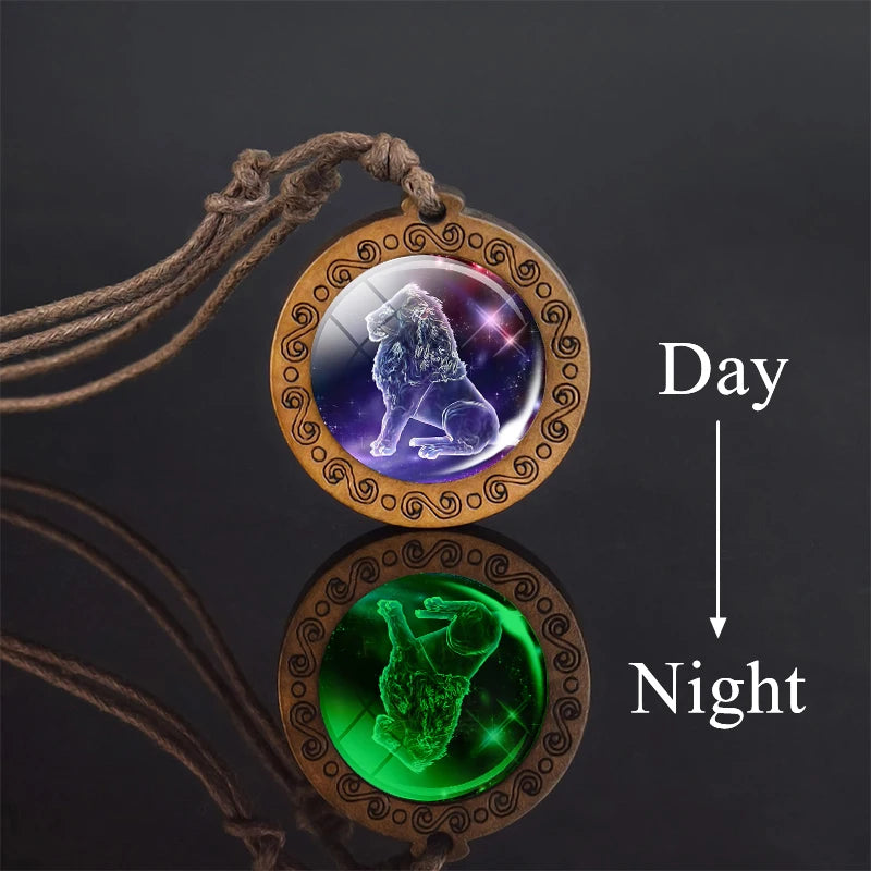 ZodiacWood Charm Necklace