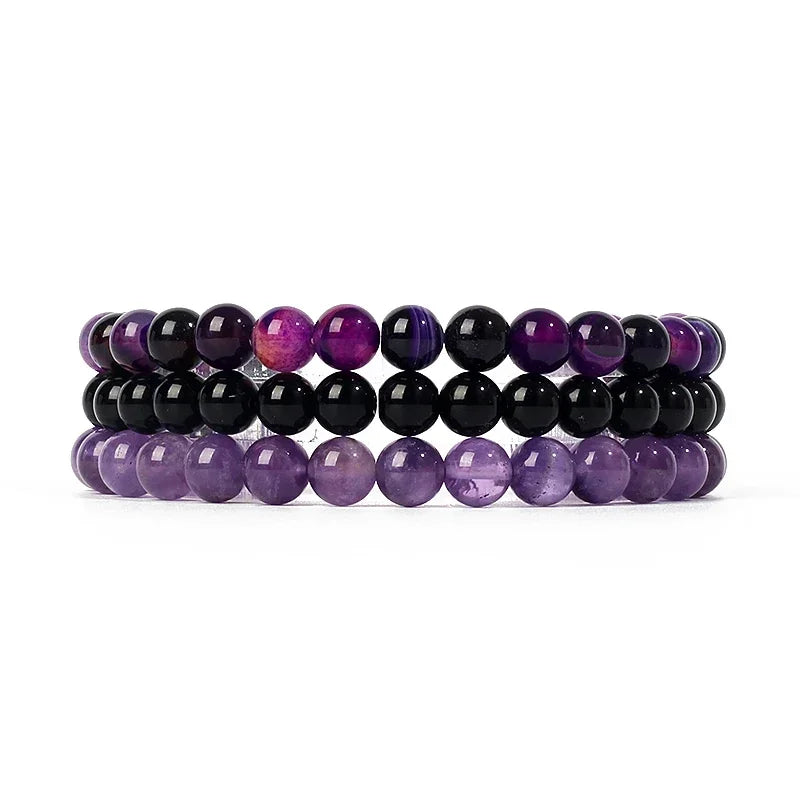 Tiger Eye Trio Bracelet Set