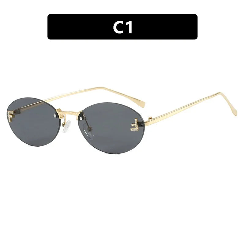 Flektro™ – Rimless Cat-Eye Ovals