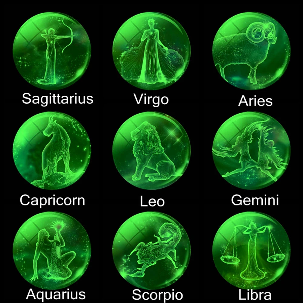 Stellar Glow Zodiac Necklaces