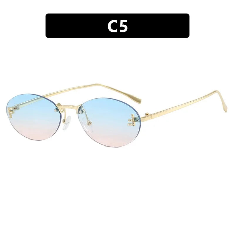 Flektro™ – Rimless Cat-Eye Ovals