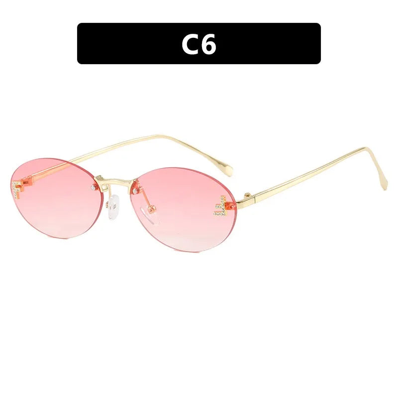 Flektro™ – Rimless Cat-Eye Ovals
