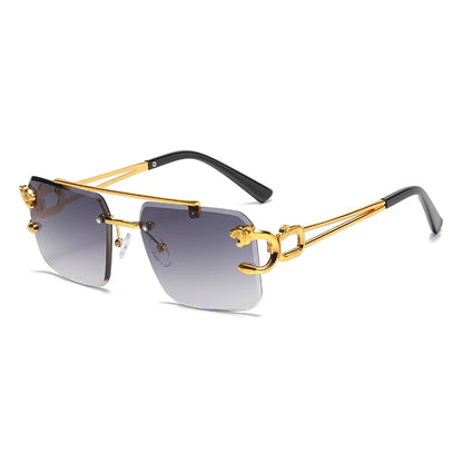SkyFrame™ Luxe – Rimless Double Bridge Sunglasses