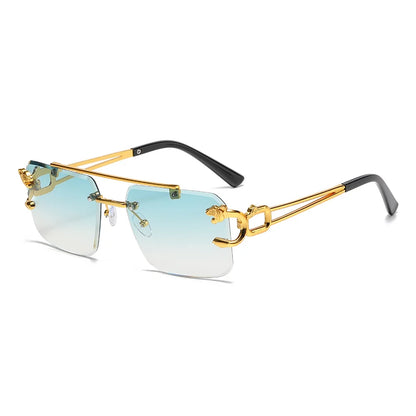 SkyFrame™ Luxe – Rimless Double Bridge Sunglasses