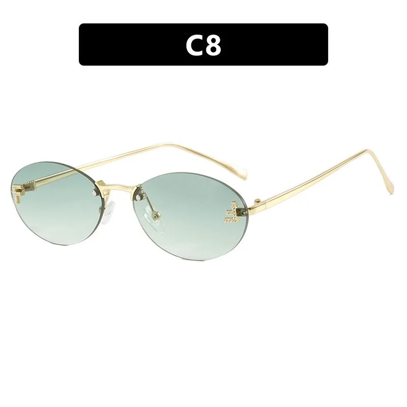 Flektro™ – Rimless Cat-Eye Ovals