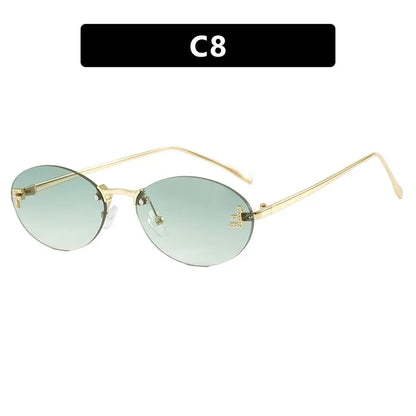 Flektro™ – Rimless Cat-Eye Ovals