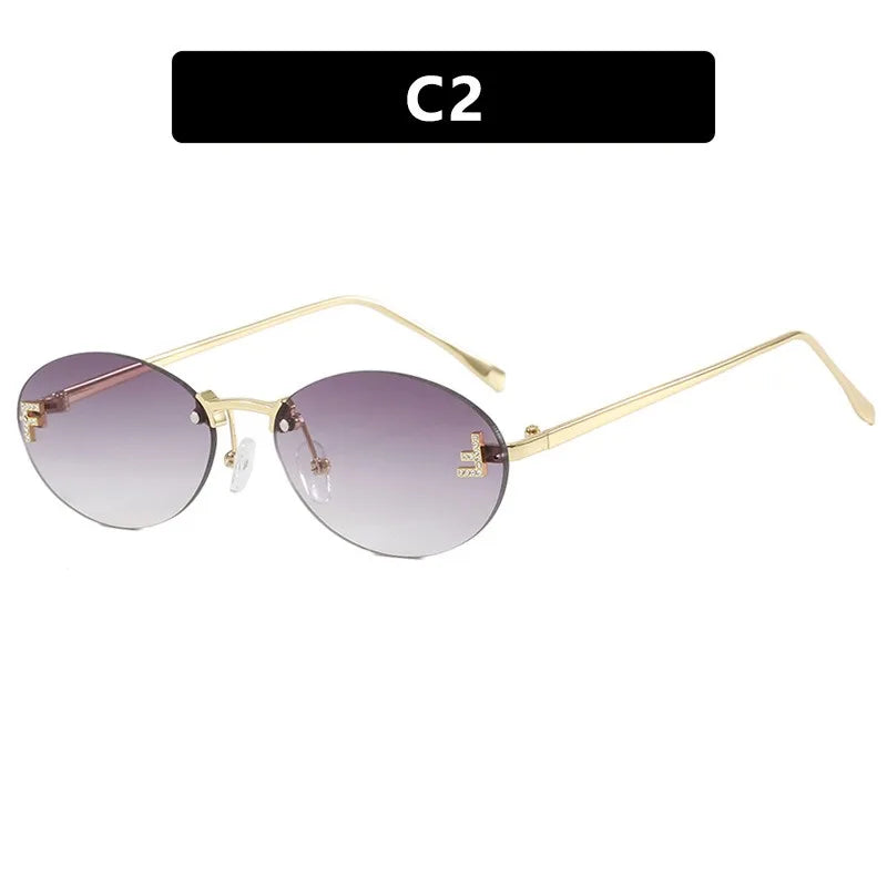Flektro™ – Rimless Cat-Eye Ovals
